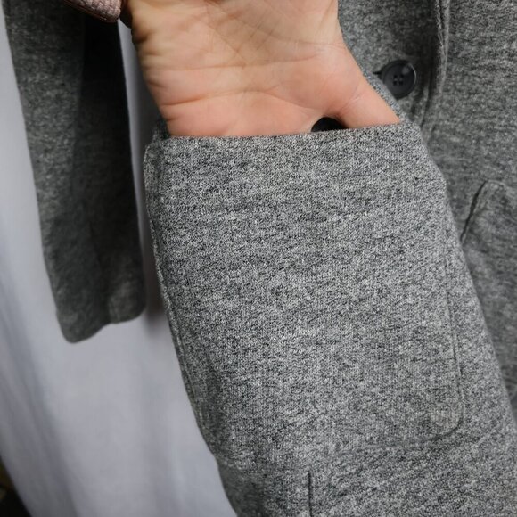 James Perse Standard Grey Cotton Blazer - Size 1(Small) - Picture 10 of 12